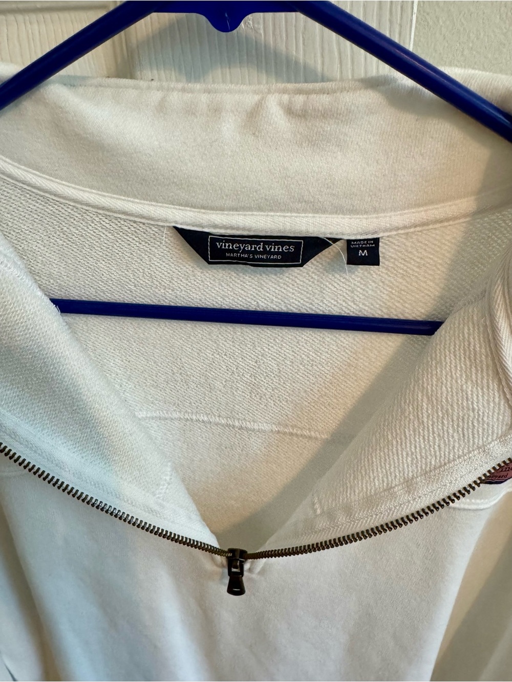 Women’s Vineyard VinesWhite Half-Zip - Picture 3 of 7